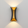 Lámpara de pared de jardín IP65 Luz de pared LED impermeable para exteriores 10W AC 110V 220V Iluminación hacia arriba y hacia abajo Aparece un ambiente de color blanco