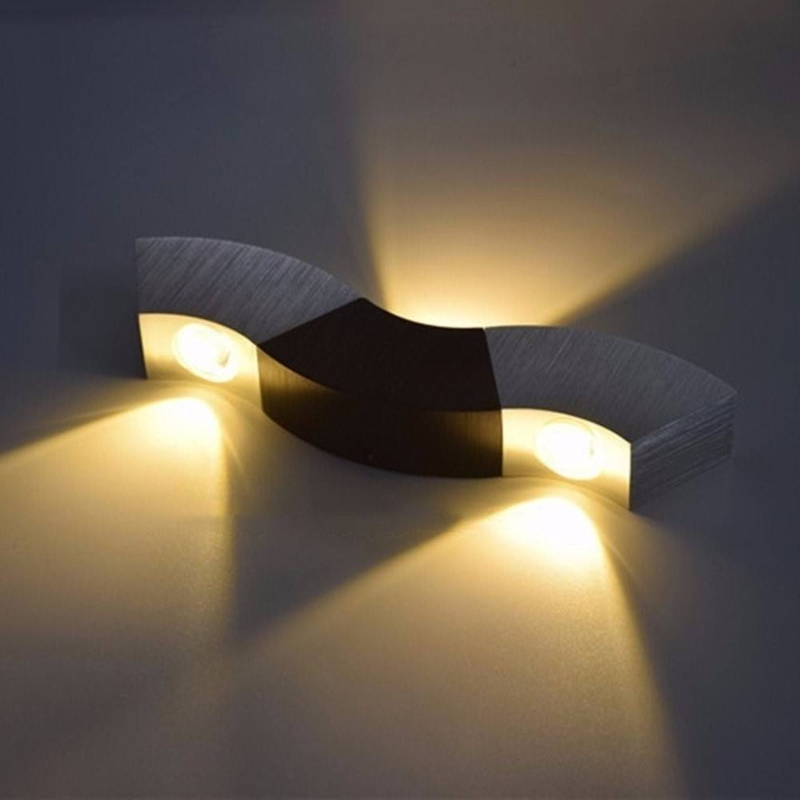 Lámpara de pared LED para interiores de instalación sencilla y rápida, decoración para sala de estar, luz de pared, accesorio de iluminación para el hogar, luz para escalera de Loft