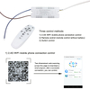 2,4G AC175-265V controlador inteligente regulable de tres colores iluminación Google home Wifi control LED lámpara led bombilla inteligente