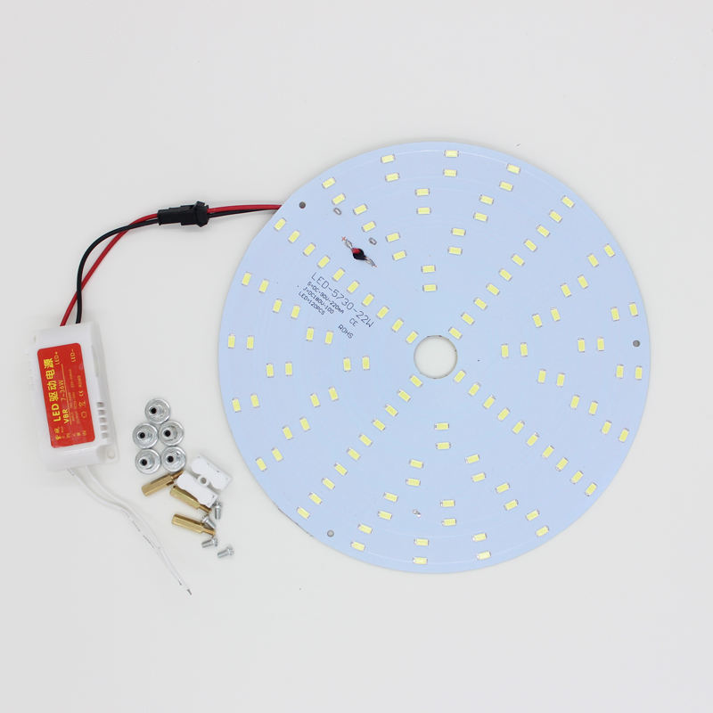 Placa de aluminio LED de 7W, 10W, 15W, 18W, 21W, 25W, 35W, 45W, placa de circuito LED de alta potencia, placa de calor PCB