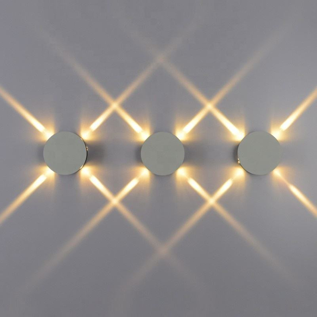 Lámpara de pared LED Lampada Dormitorio al lado de la luz de la pared Decoración interior del hogar Iluminación Corredor Aplique de pared de aluminio