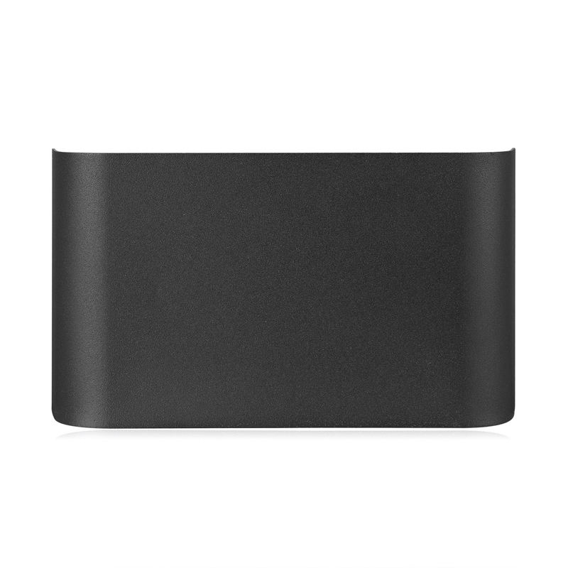 Nueva lámpara de aluminio LED moderna, lámpara de noche, lámpara de pared, lámpara de espejo de baño para habitación, carcasa blanca y negra de onda larga