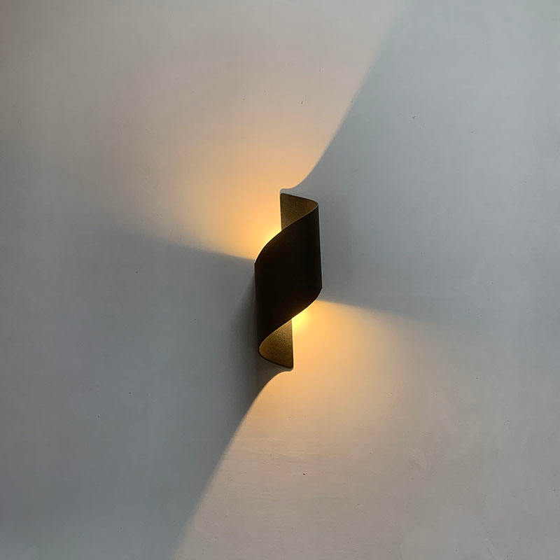 Lámpara de pared Led moderna, accesorio de luz para escalera interior, cabecera, Loft, sala de estar, pasillo de casa, 12W, apliques de pared impermeables para exteriores e interiores