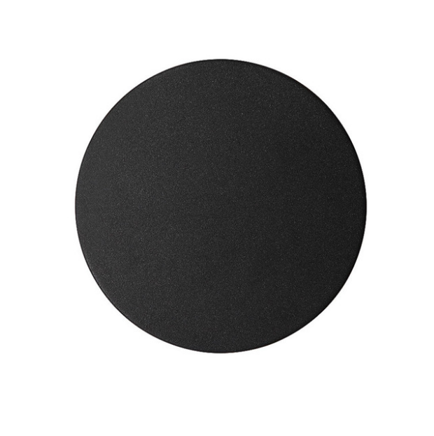 La lámpara de pared llevada 10W del diseño negro al aire libre cuadrado redondo para la decoración de la yarda del jardín