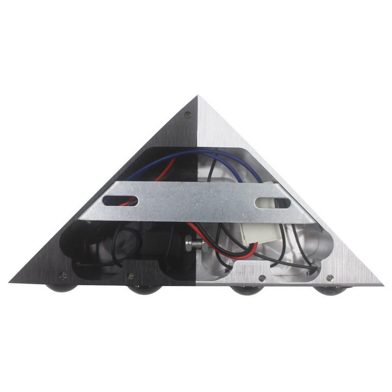 Luz de pared triangular LED 5W Lámpara montada en la pared de la sala de estar interior AC85-265V Escaleras de aluminio Lámpara de pared del pasillo Luces de alta potencia