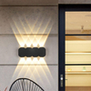 Nueva fábrica, venta al por mayor, IP65, aluminio, impermeable, exterior, arriba y abajo, luces de pared, luces de pared para el hogar con precio de fábrica