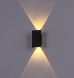 Lámpara de pared nórdica Led aluminio exterior interior Ip66 arriba abajo blanco negro moderno para el hogar escaleras dormitorio cabecera baño luz