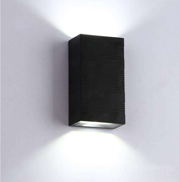 Arriba y abajo COB Lámparas de pared LED modernas 10W Iluminación exterior interior Aplique de pared impermeable montado en la pared