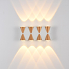 Lámpara LED de pared brillante de lujo para exteriores, impermeable, para Villa, Hotel, pared Exterior, balcón, lámpara para exteriores, poste de puerta para patio, lámpara de pared Led