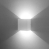 Lámpara de pared impermeable para exteriores, creativa, sencilla, moderna, de 6W, lámparas LED para patio, lámpara para puerta, terraza, balcón, jardín, luz de pared