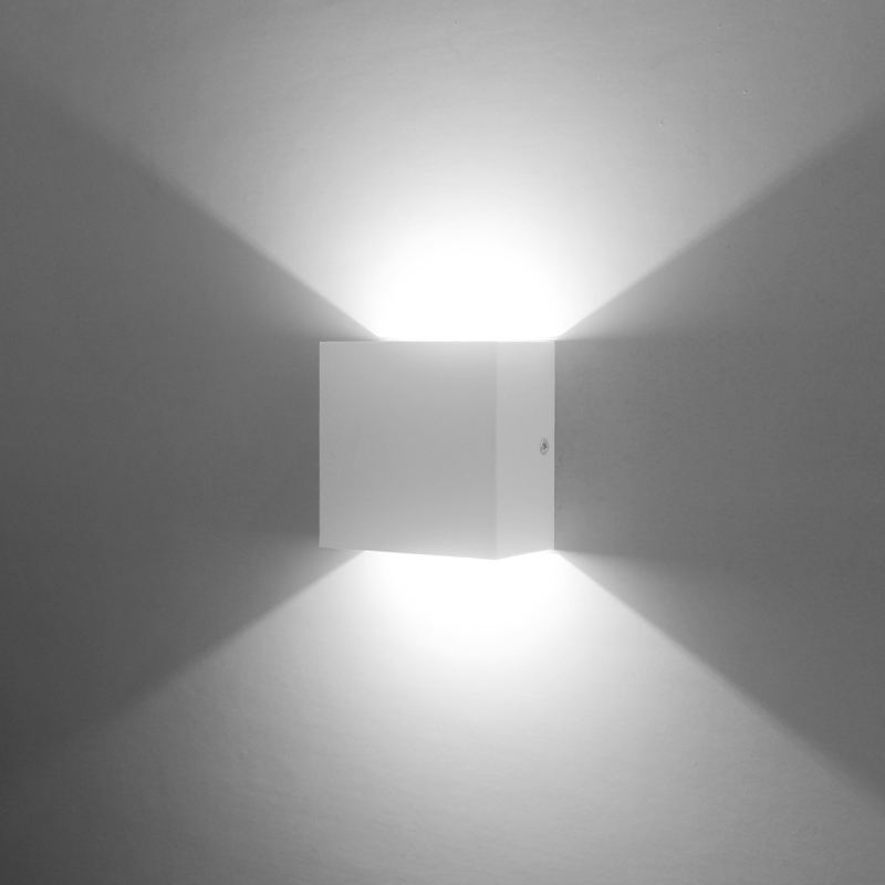 Lámpara de pared impermeable para exteriores, creativa, sencilla, moderna, de 6W, lámparas LED para patio, lámpara para puerta, terraza, balcón, jardín, luz de pared