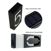 Luz solar digital Número de casa Luz solar Luces solares de pared para exteriores Número de casa Placa de puerta Luz solar digital Número de puerta LED Dirección Dígitos Montaje en pared 