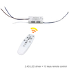 Superficie de fuente de luz de repuesto inteligente de 2,4G para candelabro de Control remoto, luz led de techo, controlador de luz de techo